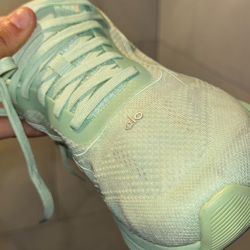 ALO Yoga Mint Green Lightweight Training Sneaker - Picture 4 of 6